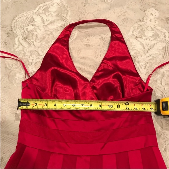 Calvin Klein Halter swing Red Dress - Picture 7 of 8